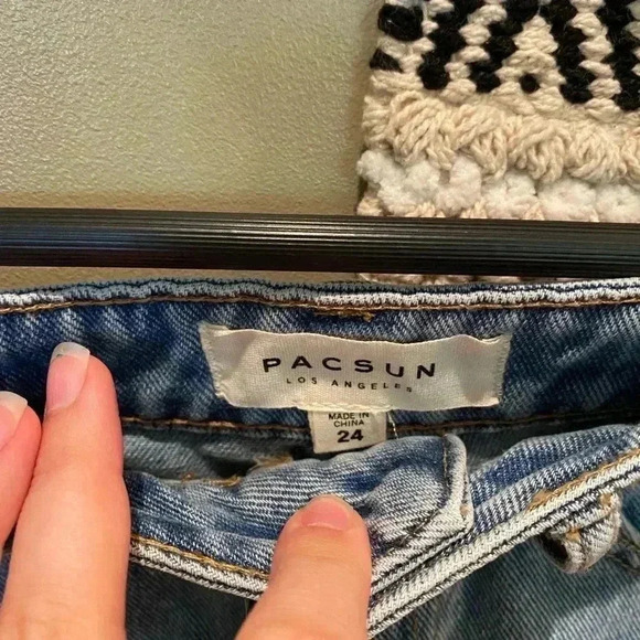 PACSUN JASON WASH TWO TONED JEAN SKIRT NWT - Picture 5 of 8
